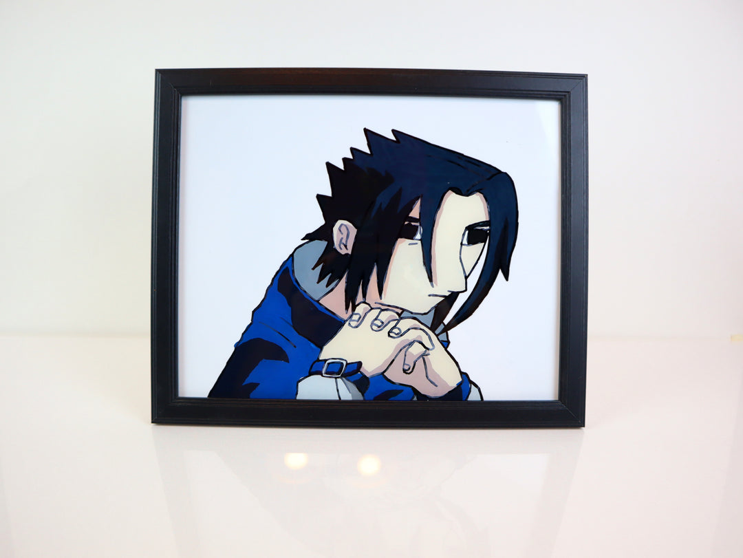 Susuki Uchiha Handmade Glass Painting