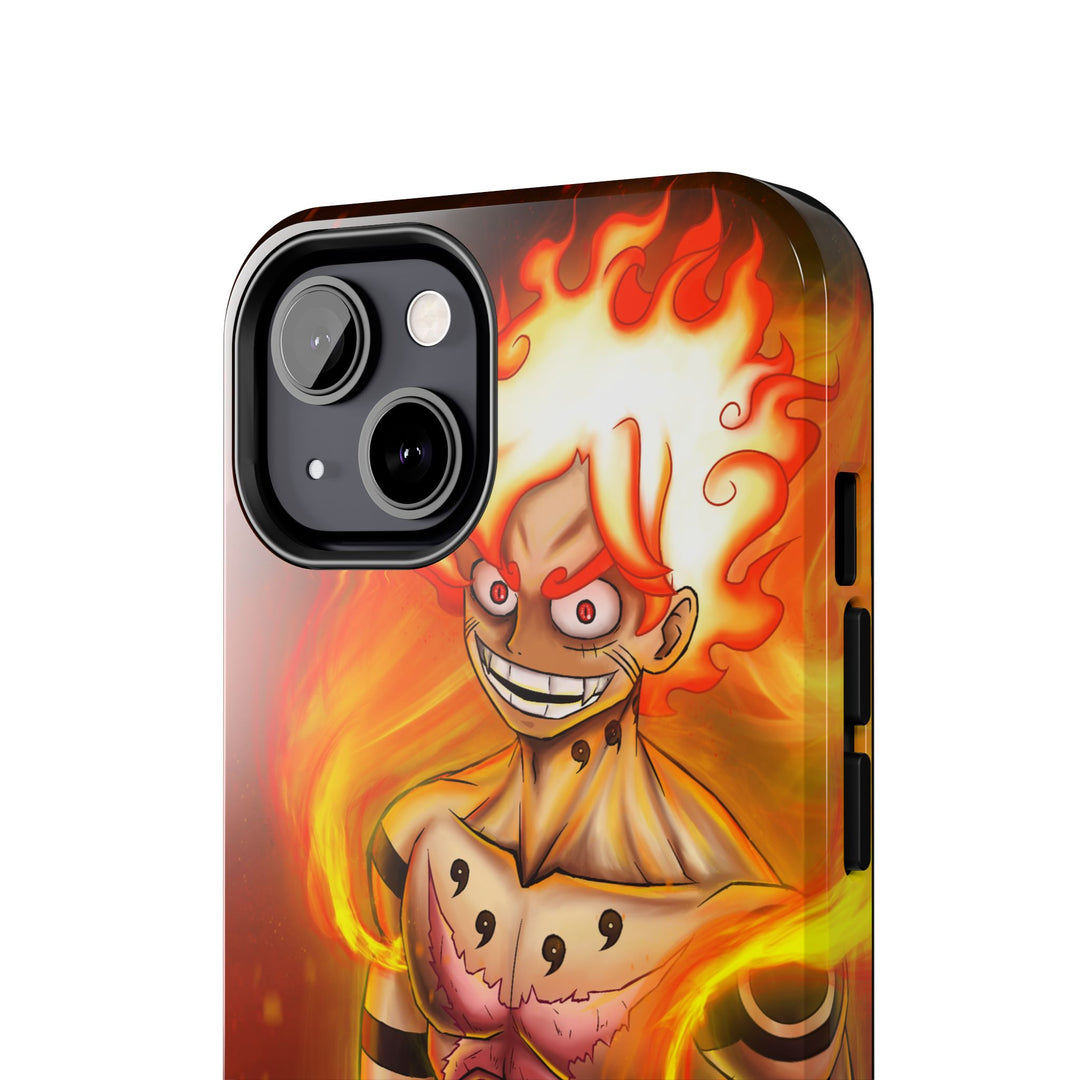 Luffy + Kurama 💀 Tough Phone Case