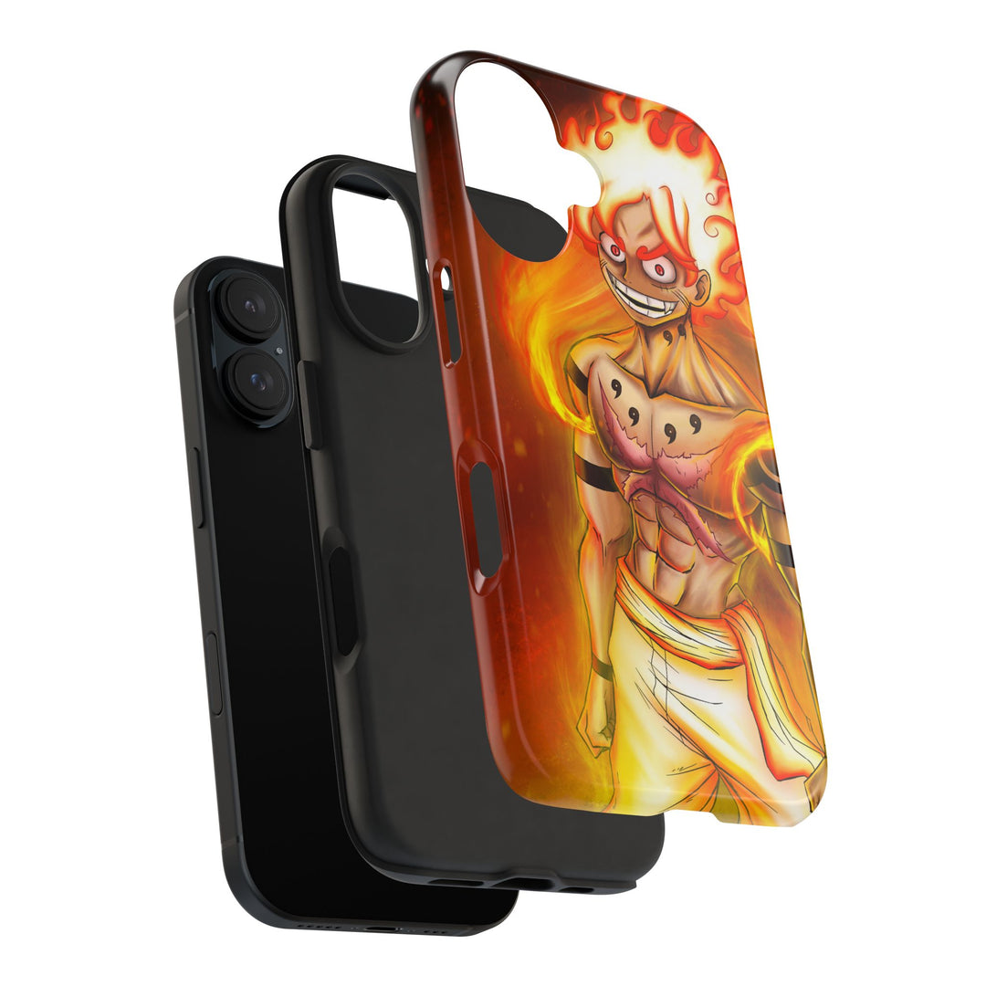 Luffy + Kurama 💀 Tough Phone Case