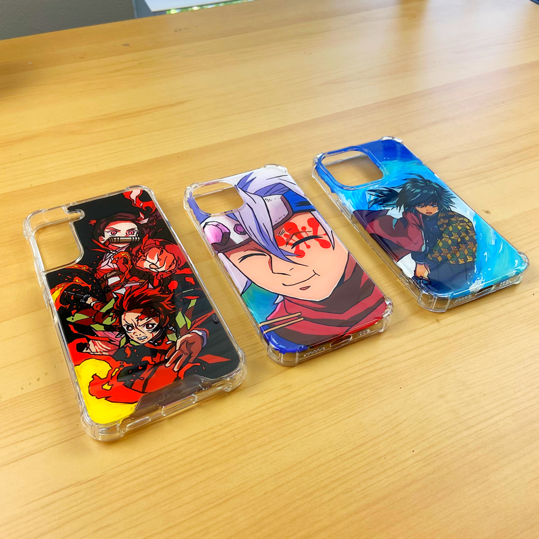 HAND PAINTED CUSTOM ANIME PHONE CASES