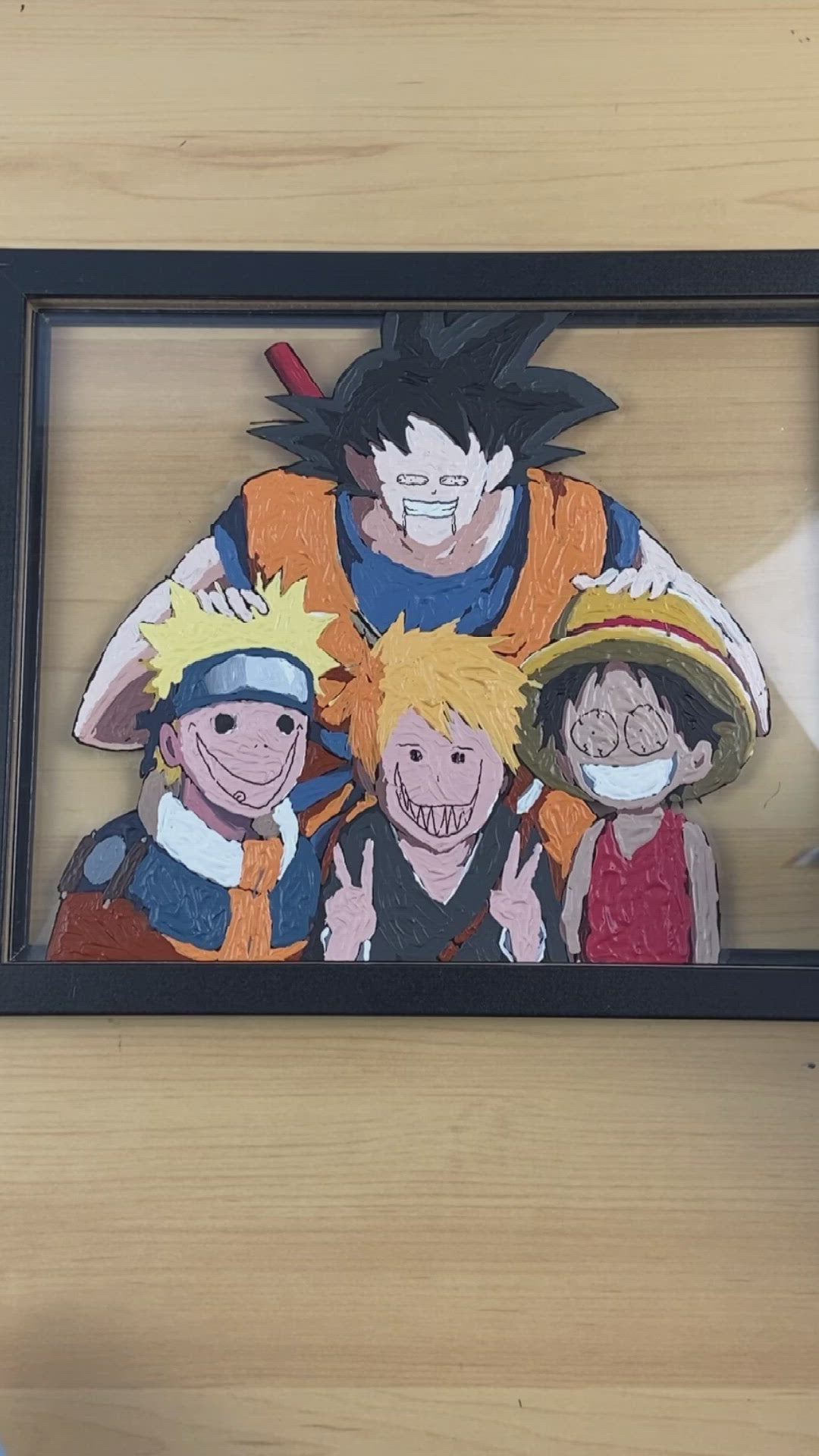 CUSTOM ANIME GLASS PAINTINGS