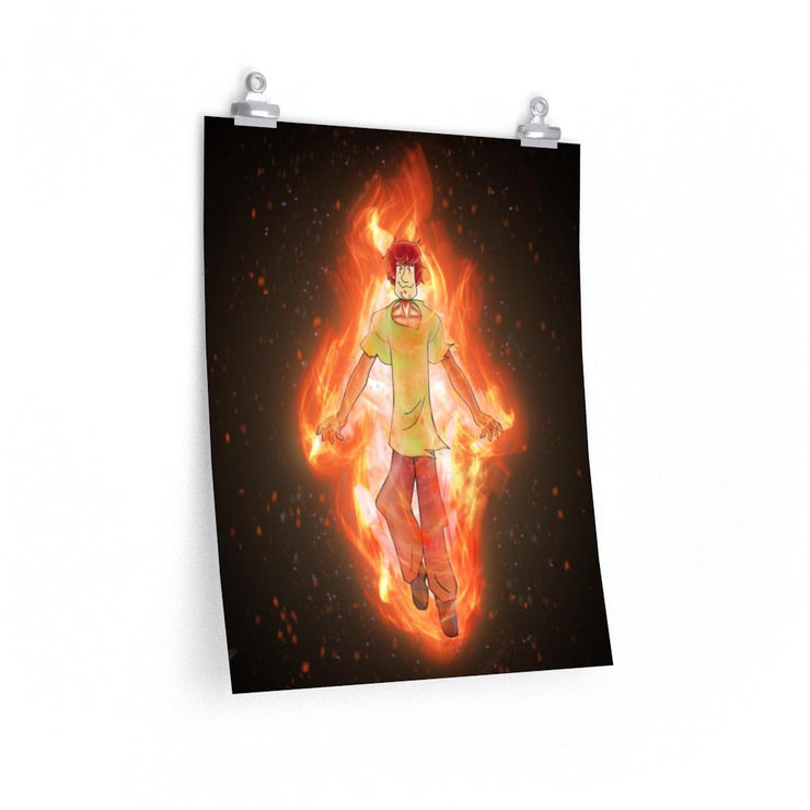 Shaggy Super Saiyan God Premium Matte vertical posters