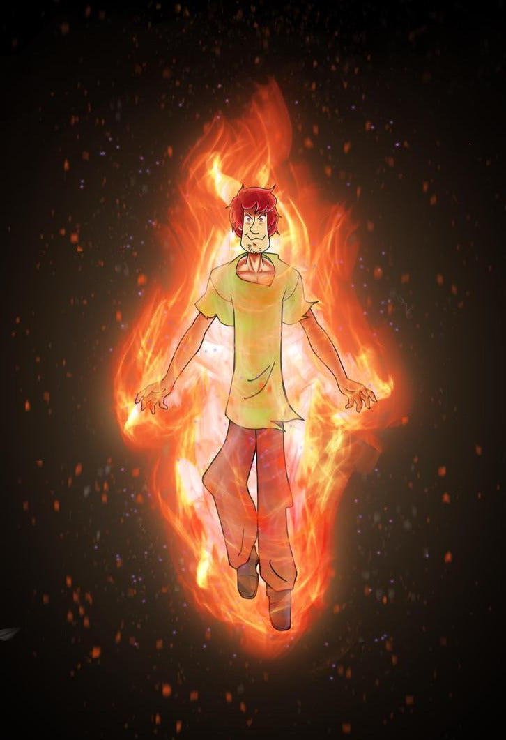 Shaggy Super Saiyan God Canvas Gallery Wraps