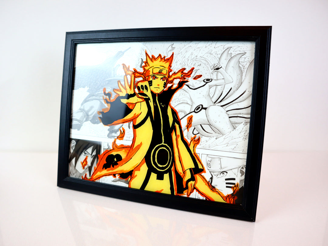 KYUUBI MODE Custom Glass Paintingo