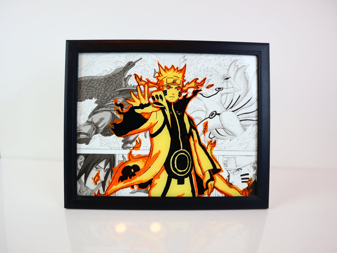 KYUUBI MODE Custom Glass Paintingo