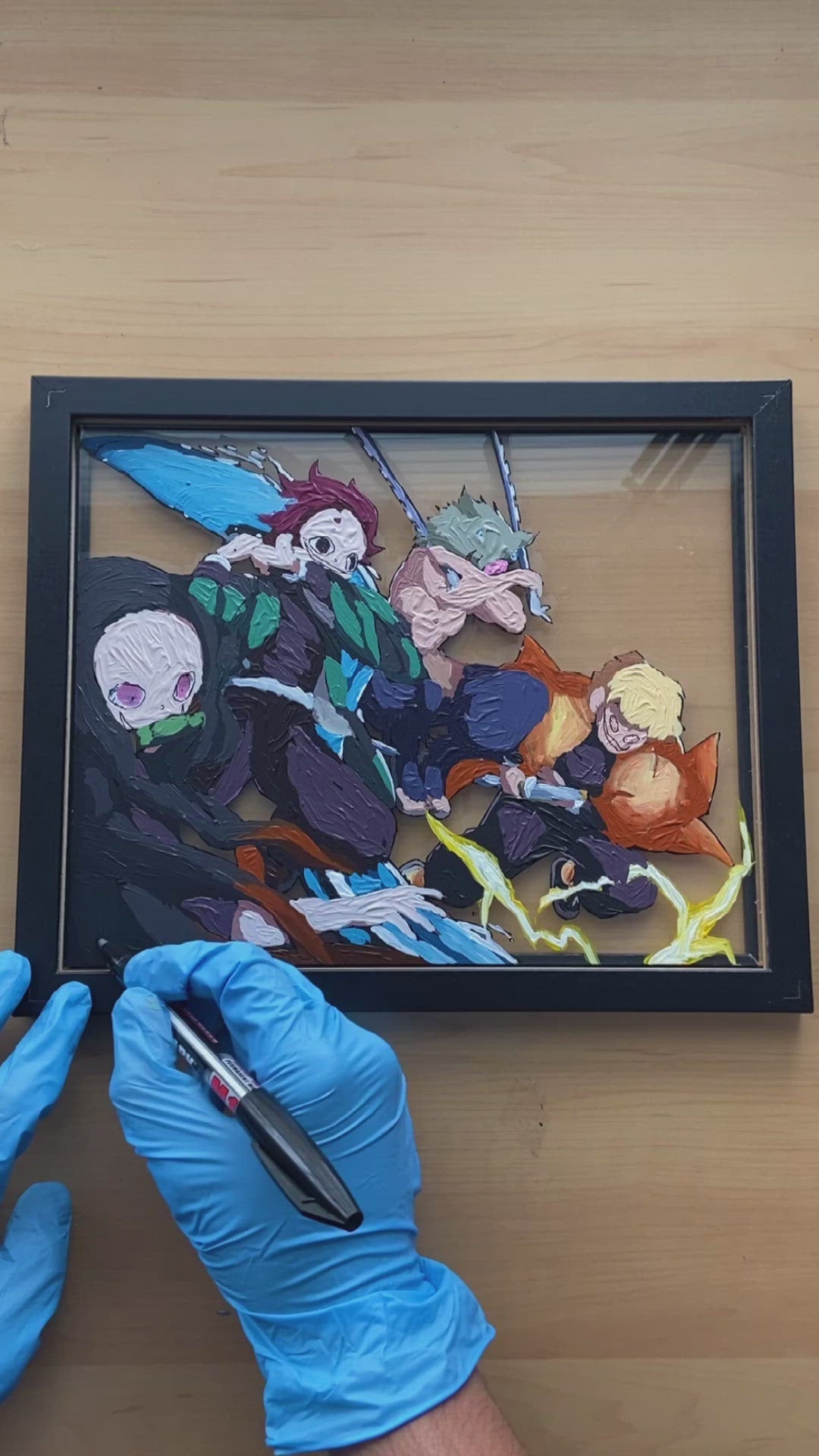 CUSTOM ANIME GLASS PAINTINGS